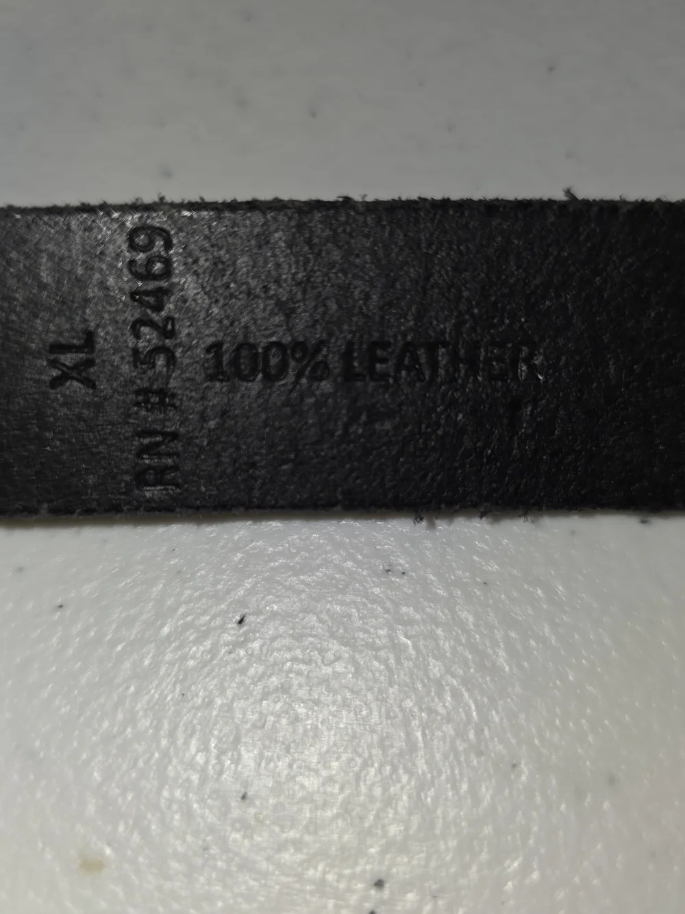 Time and Tru Black Leather Belt with Antiqued Brass Buckle Sz XL - Picture 12 of 16